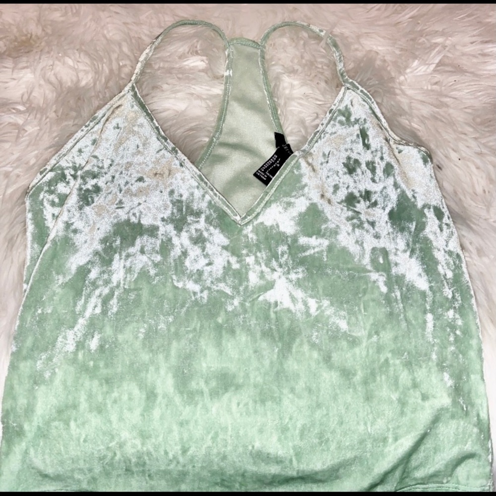 Crop Velvet Top